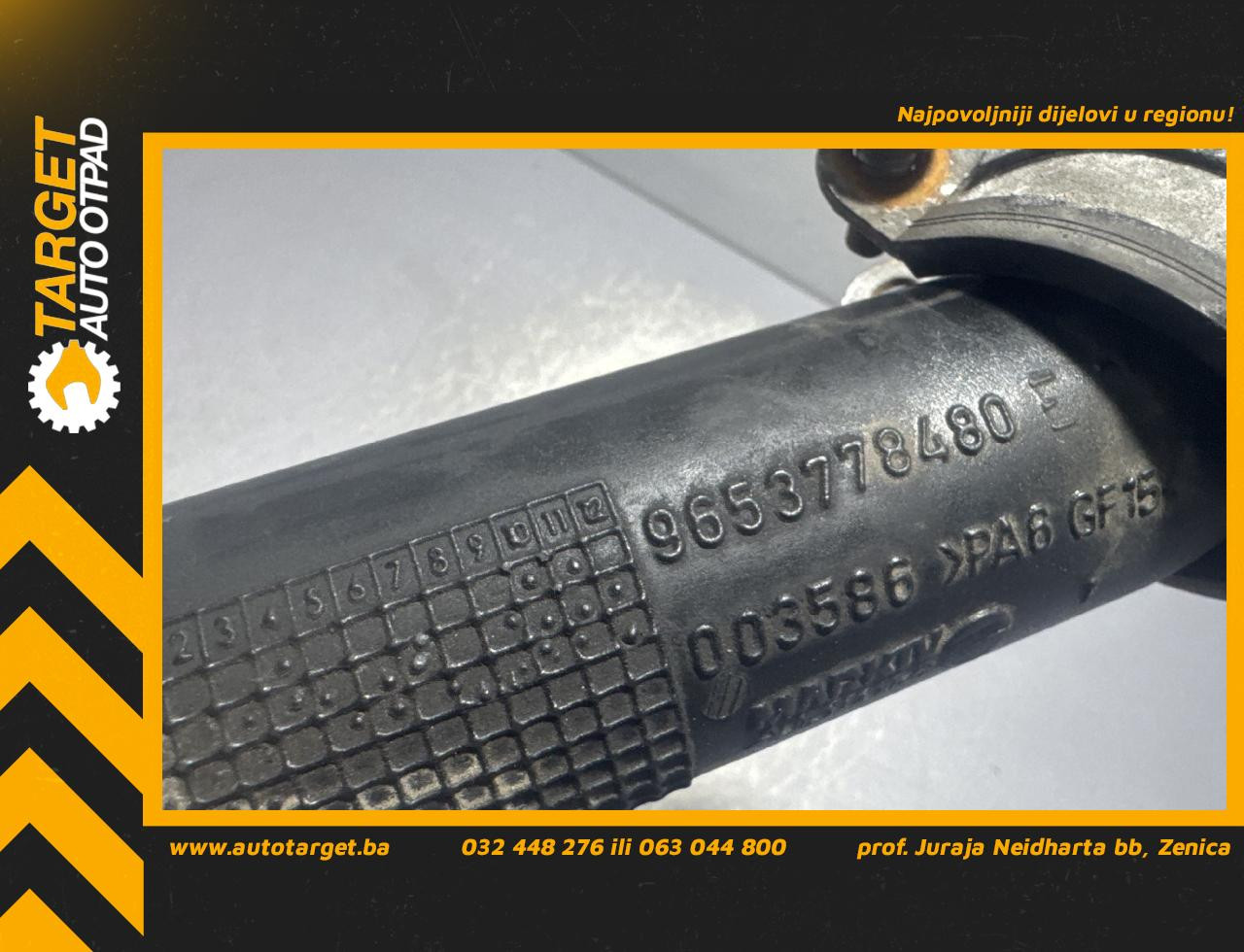 DIJELOVI CRIJEVO SUZUKI SX4 > 05-11 1.6 9653778480