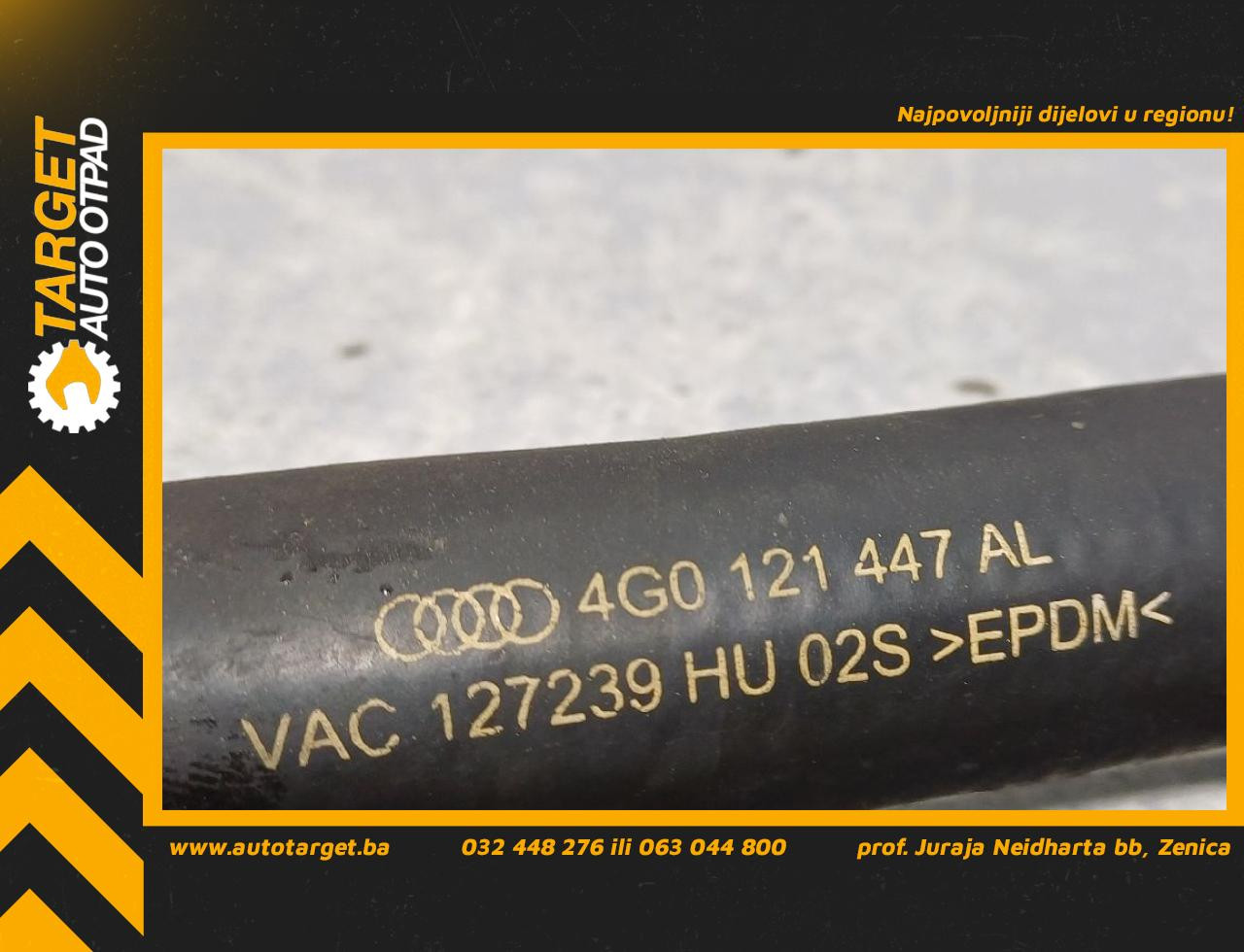 DIJELOVI CRIJEVO AUDI A6 4G > 14-18 3.0 4G0121447AL