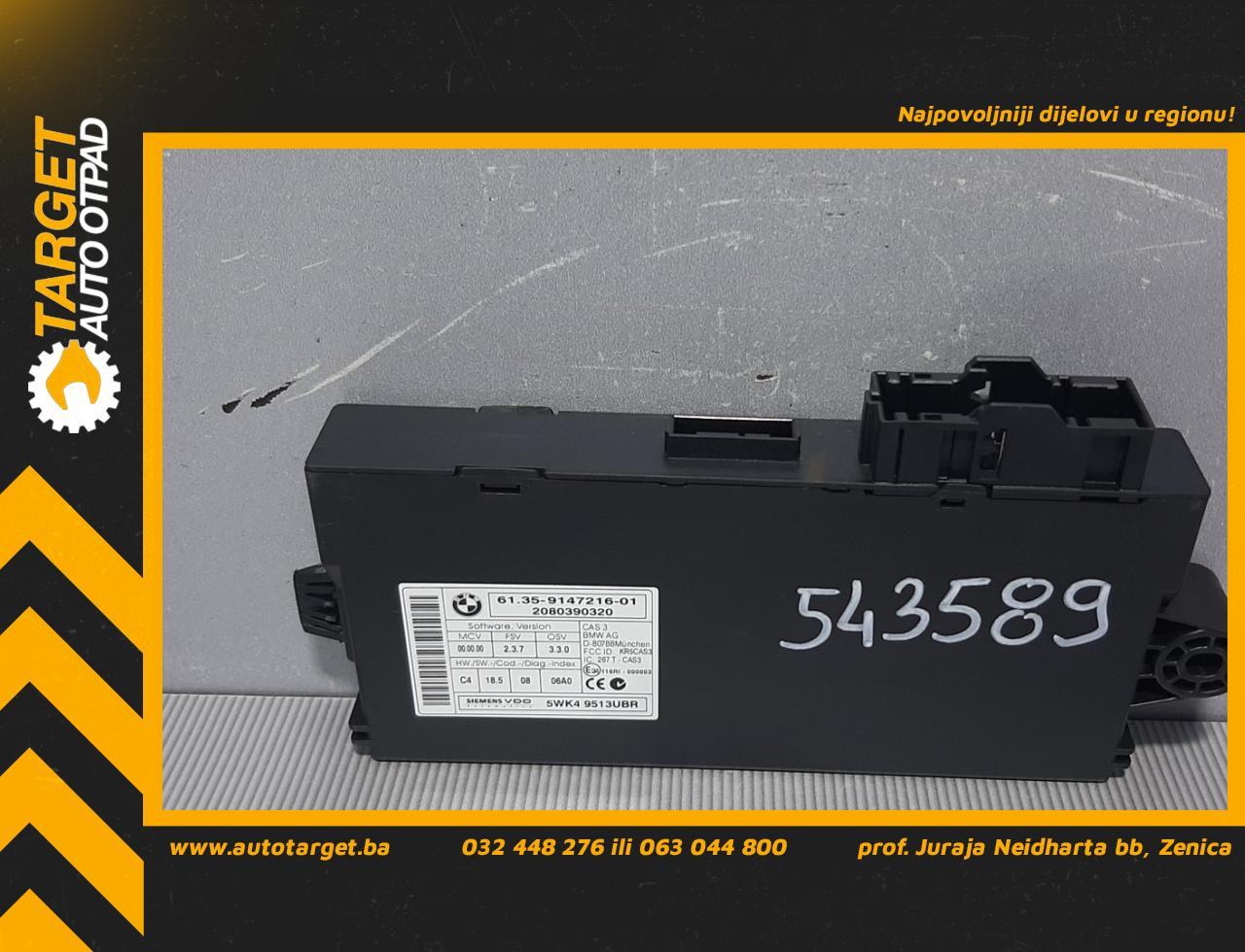ELEKTRONIKA MODUL BMW SERIJA 5 (E60/E61) > 03-07 914721