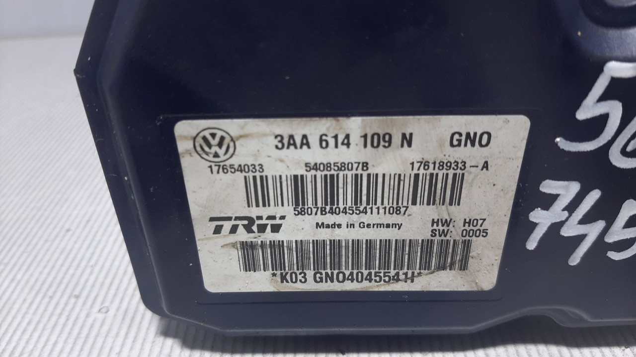 ABS ELEKTRONIKA VW PASSAT B7 > 10-14 3AA614109N