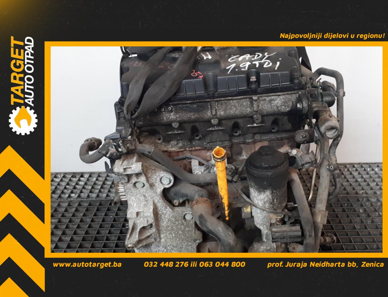 DIJELOVI MOTOR VW CADDY > 03-10 1.9 BJB