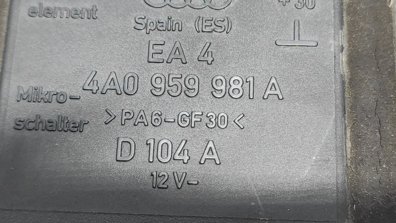 ELEKTRONIKA MODUL AUDI A4 > 99-00 4A0959981A