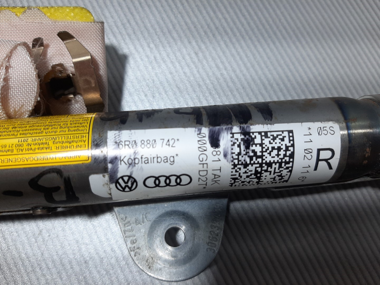 DIJELOVI KROVNI AIRBAG VW POLO > 09-14 6R0880742
