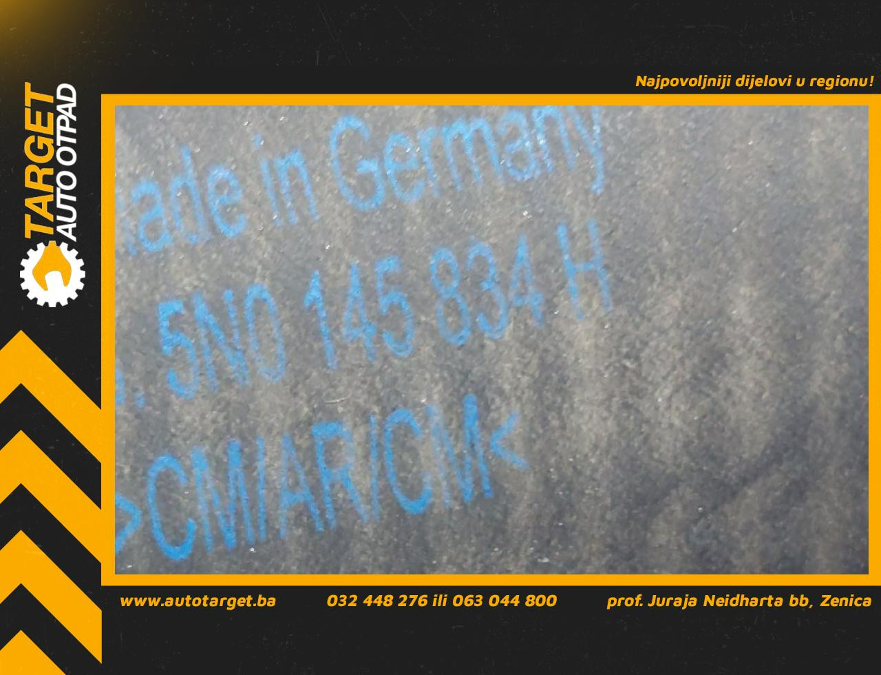 DIJELOVI CRIJEVO INTERKULERA VW TIGUAN > 11-15 5N0145834H