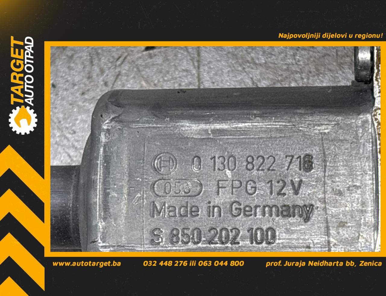 MOTORIC PODIZACA STAKLA VW GOLF 7 > 12-16 0130822716