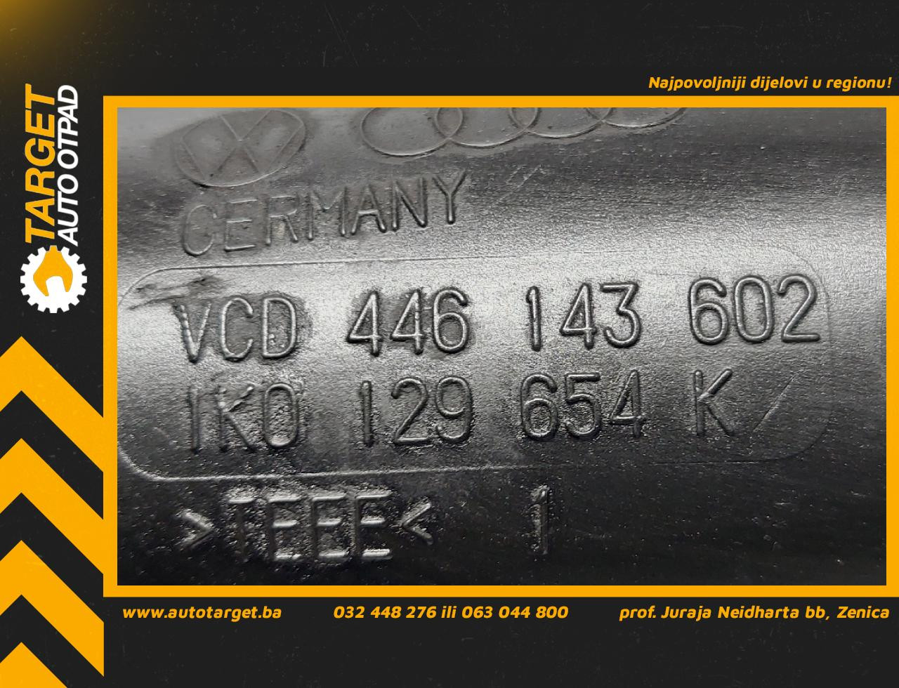 DIJELOVI CRIJEVO VW PASSAT B6 > 05-10 1K0129654K