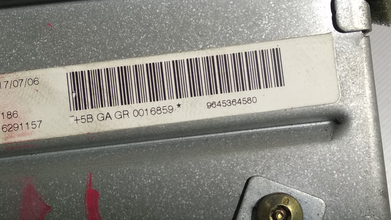 AIRBAG SUVOZACA CITROEN C6 > 05-12 9645364580
