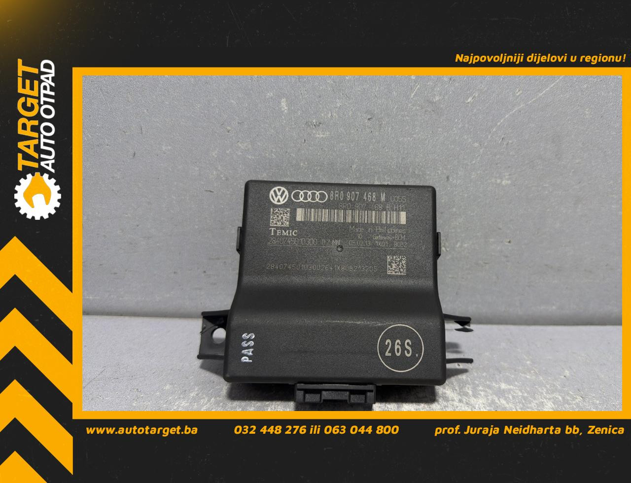 DIJELOVI ELEKTRONIKA MODUL AUDI A4 (B8) > 12-15 8R0907468M