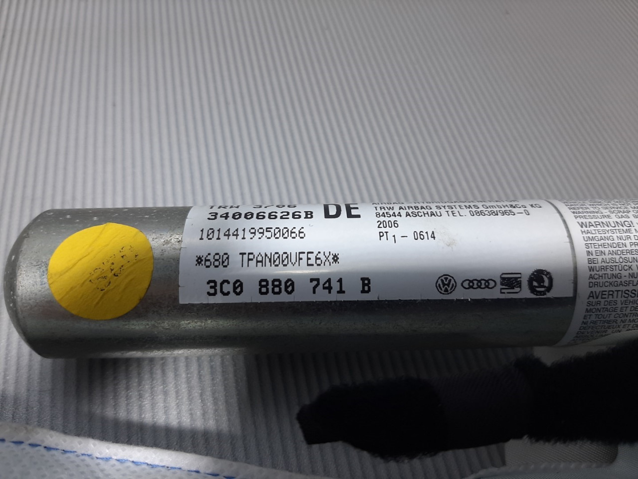 KROVNI AIRBAG VW PASSAT B6 > 05-10 3C0880741B
