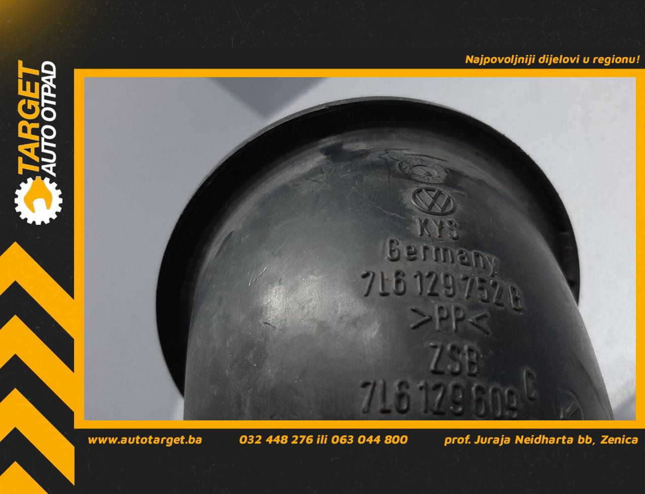 DIJELOVI CRIJEVO AUDI Q7 (4L) > 09-15 7L6129752B