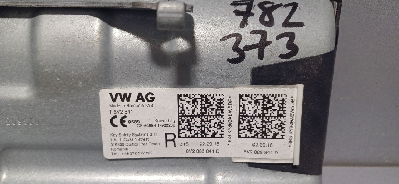 AIRBAG NOGU AUDI A3 (8VF/8VK) > 16-20 8V2880841D