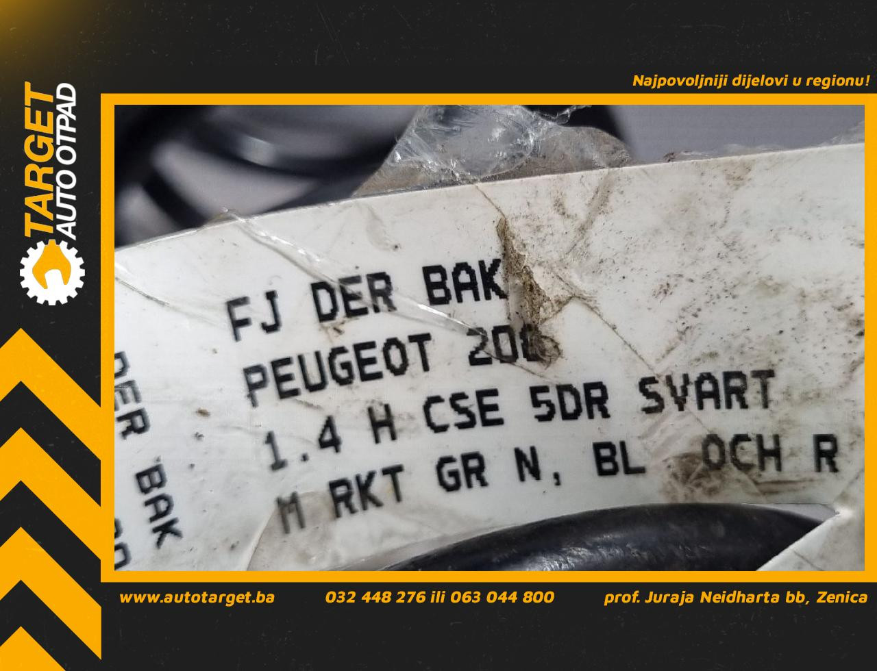 DIJELOVI OPRUGA AMORTIZERA PEUGEOT 208 > 12-15