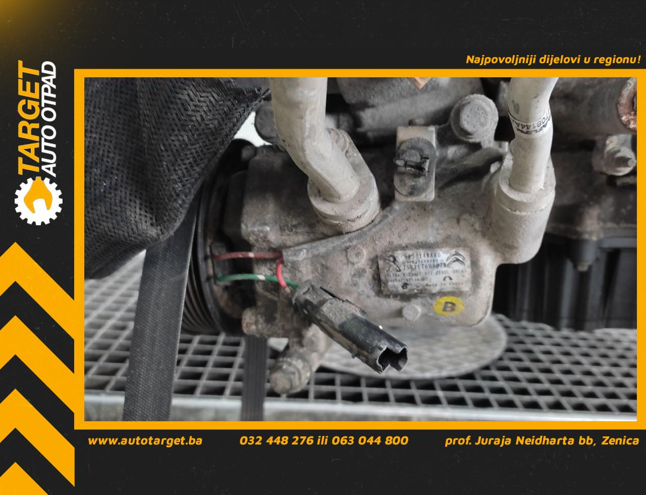 KOMPRESOR KLIME PEUGEOT EXPERT/TRAVELLER > 16- 98301488