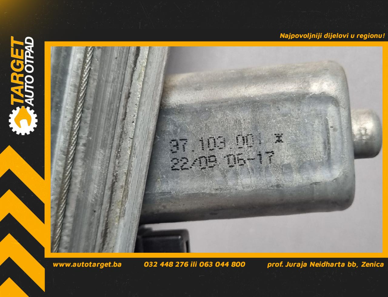 MOTORIC PODIZACA STAKLA NISSAN PRIMASTAR > 07-15 37103001