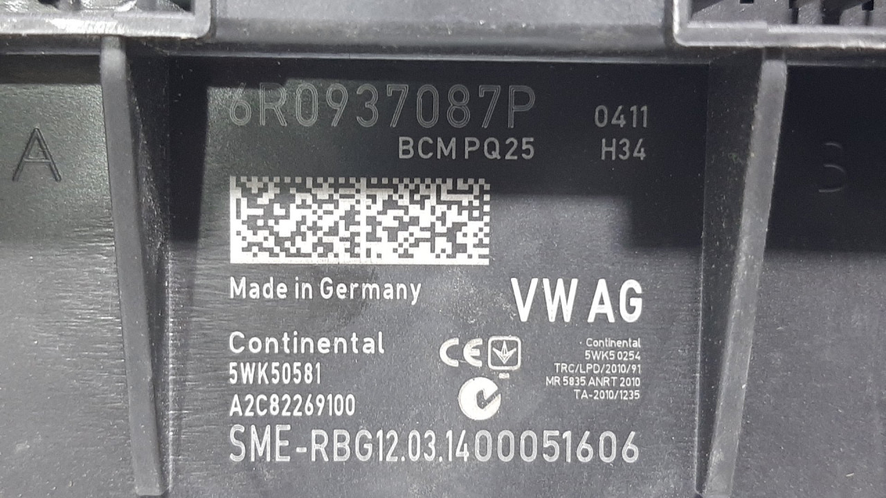 BCM ELEKTRONIKA VW POLO > 09-14 6R0937087P