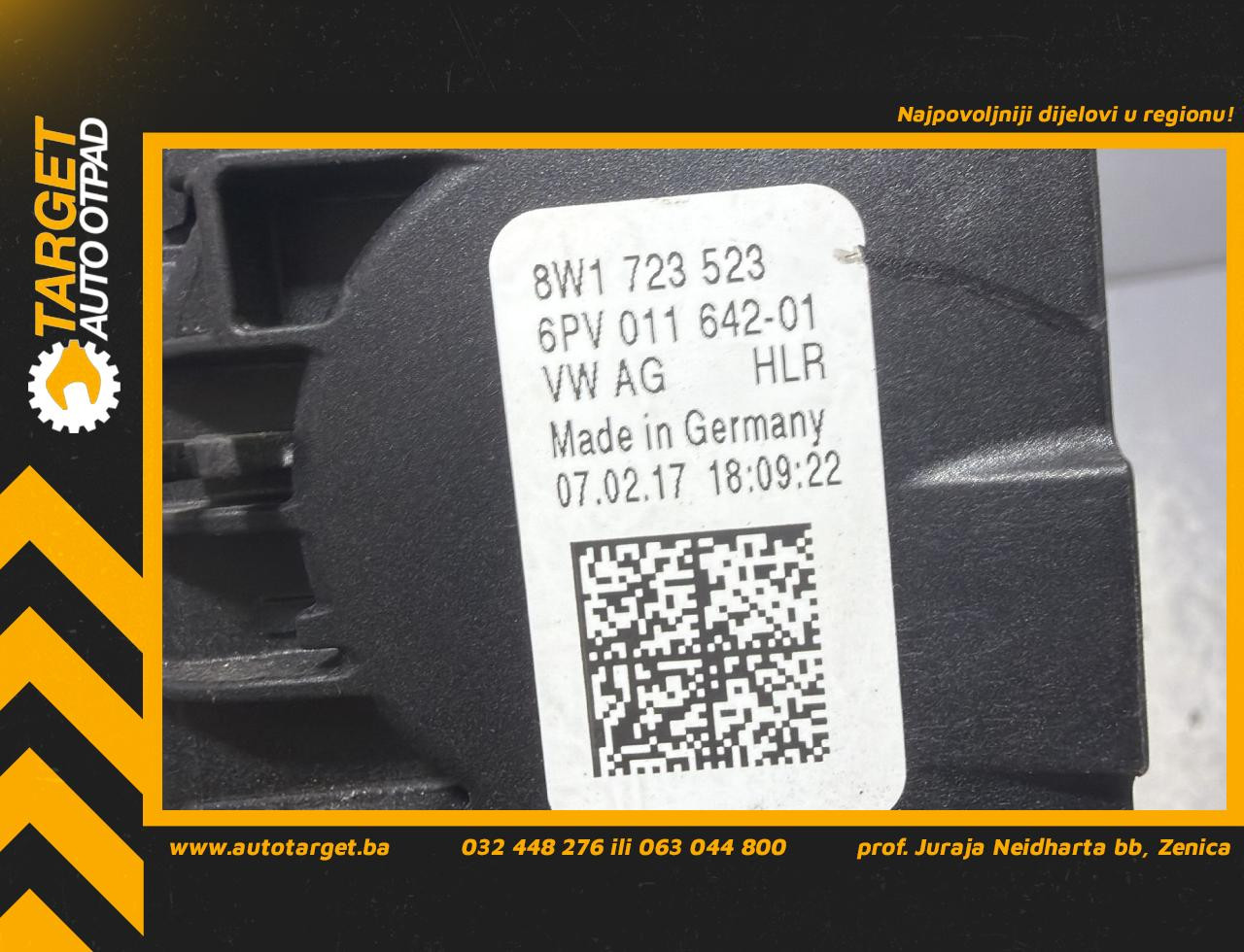 DIJELOVI PAPUCICA GASA AUDI A4 (B9) > 15-18 2.0 8W1723523