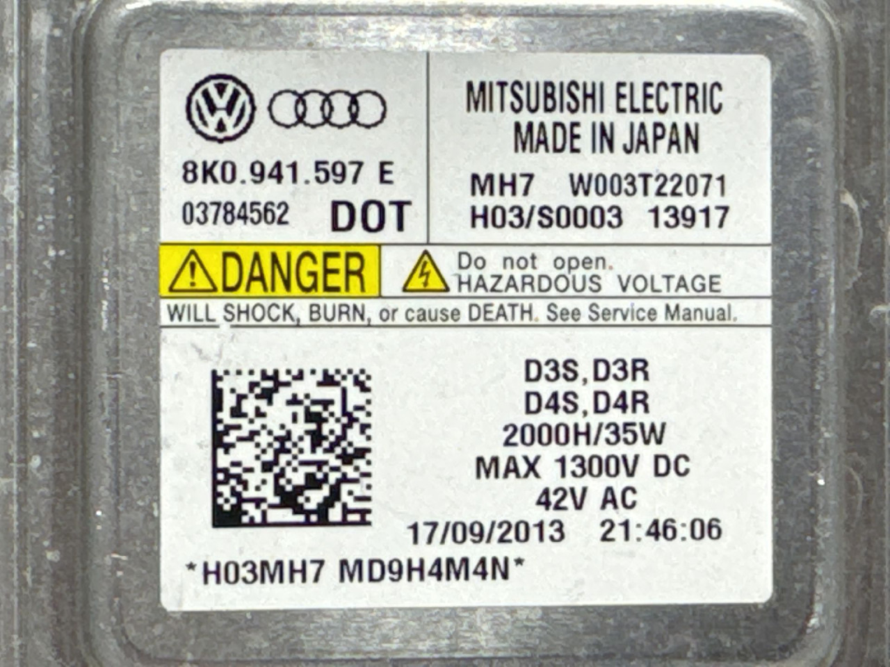 BALAST FARA AUDI A4 (B8) > 12-15 8K0941597E