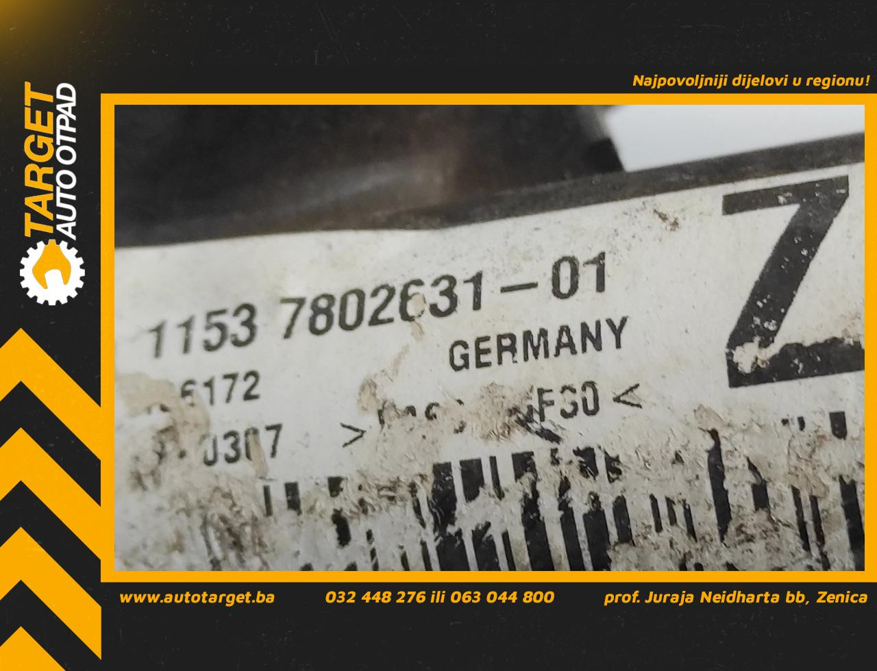 DIJELOVI CRIJEVO BMW SERIJA 5 (E60/E61) > 03-07 7802631