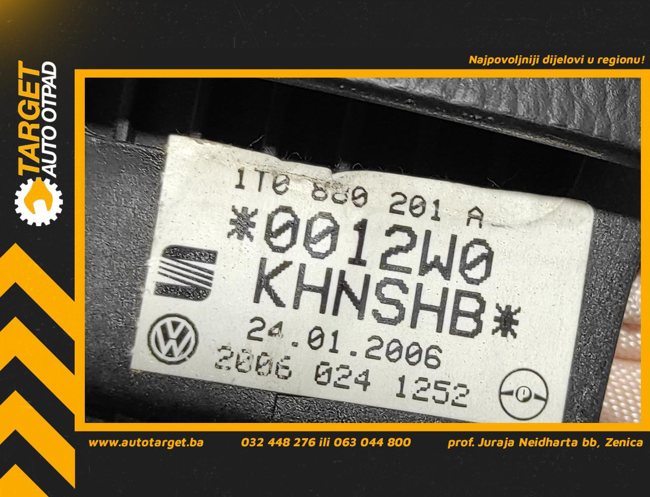 DIJELOVI AIRBAG VOLANA VW TOURAN > 03-06 1T0880201A
