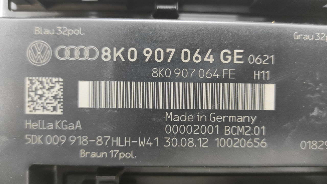 BCM ELEKTRONIKA AUDI A4 (B8) > 07-11 8K0907064GE