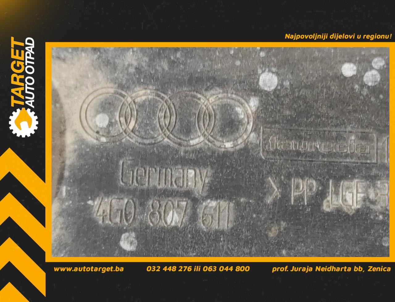 POTPORA PREDNJEG BRANIKA AUDI A6 4G > 11-14 4G0807611
