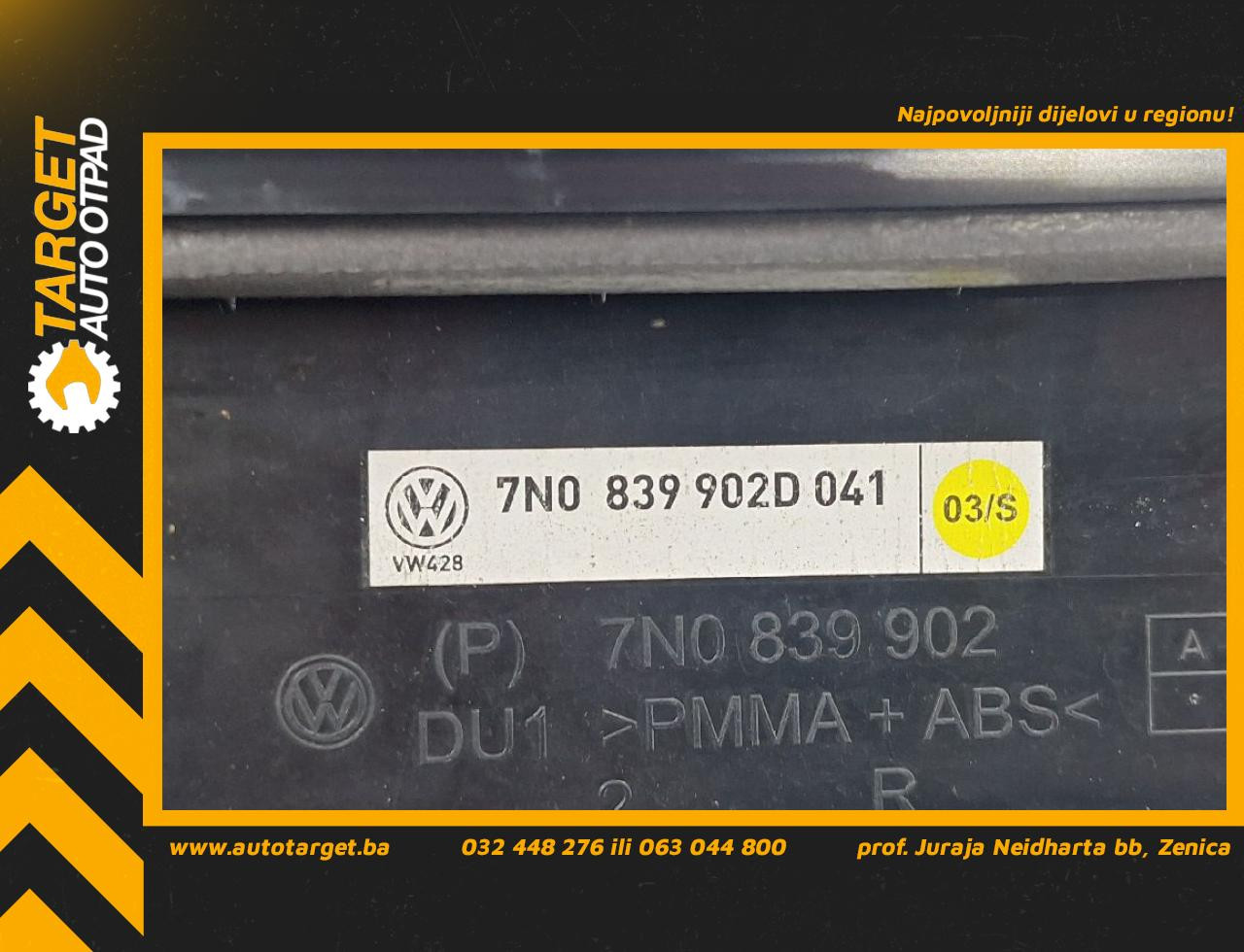DIJELOVI LAJSNA VW SHARAN > 10- 2.0 7N0839902