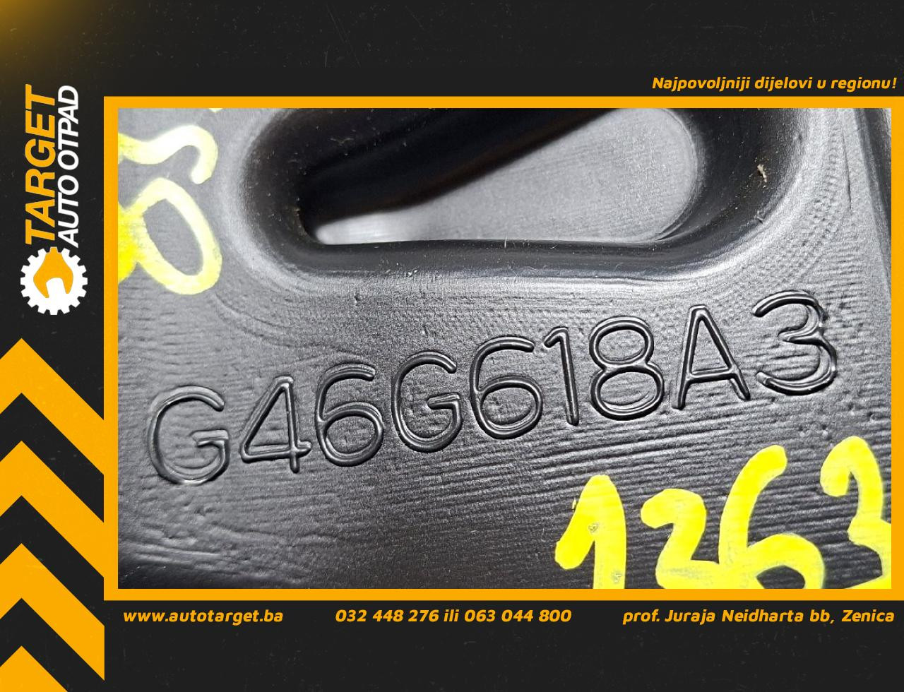 DIJELOVI RESETKA VENTILACIJE MAZDA 6 > 16-18 2.2 G46G618A3