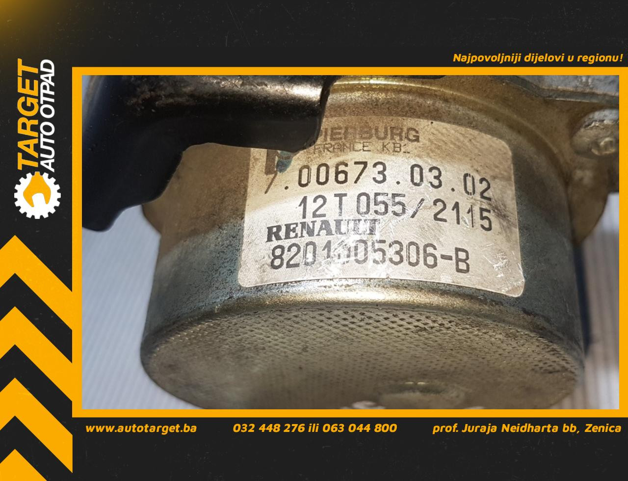 DIJELOVI VAKUM PUMPA RENAULT MEGANE > 08-12 1.5 8201005306B