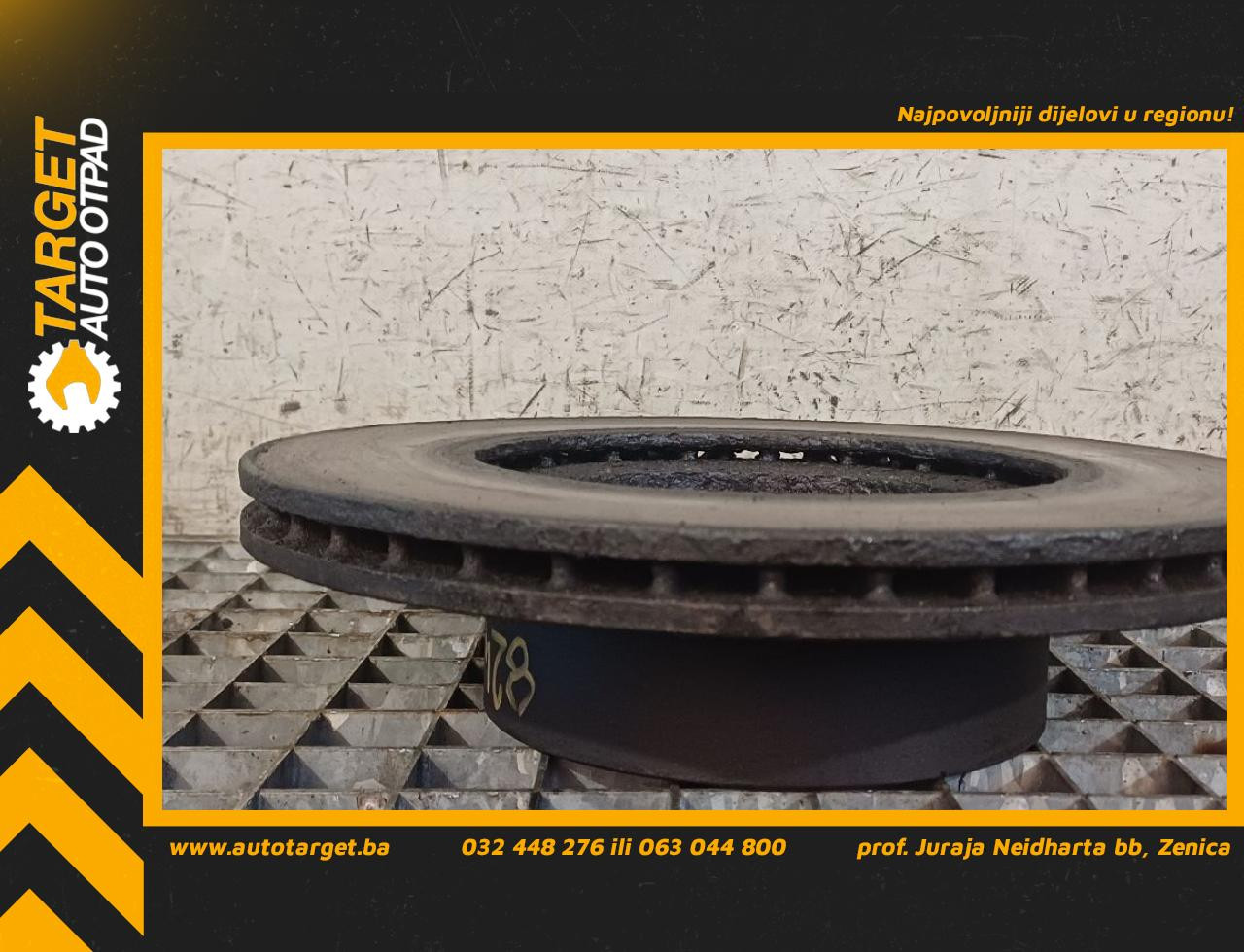 DIJELOVI KOCIONI DISK BMW SERIJA 1 (E87/E81) > 07-11 2.0