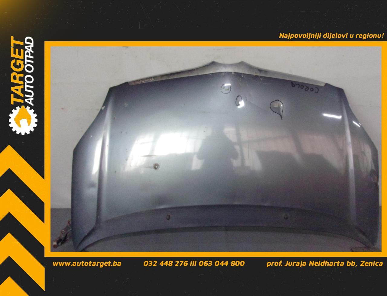 DIJELOVI HAUBA TOYOTA COROLLA > 02-04 TY725007