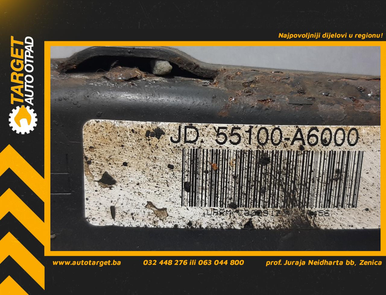 DIJELOVI RAME HYUNDAI I30 > 12-16 55100A6000