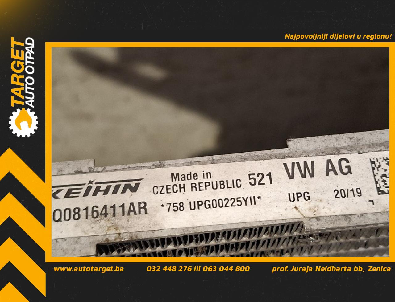 DIJELOVI HLADNJAK KLIME VW TIGUAN > 16-20 2.0 5Q0816411AR