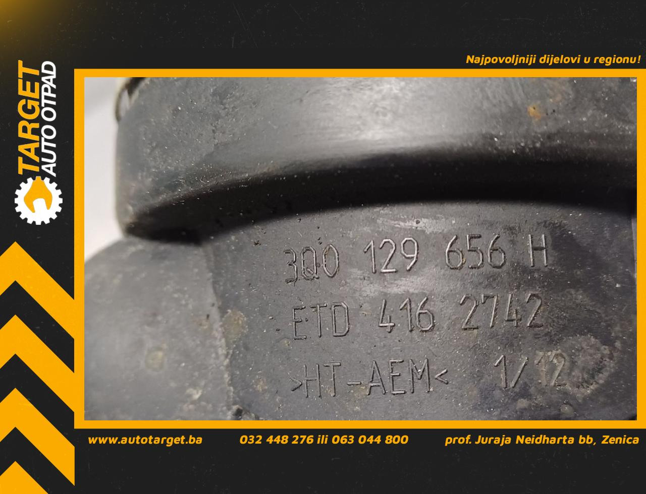 DIJELOVI CRIJEVO SKODA OCTAVIA > 19- 2.0 3Q0129656H