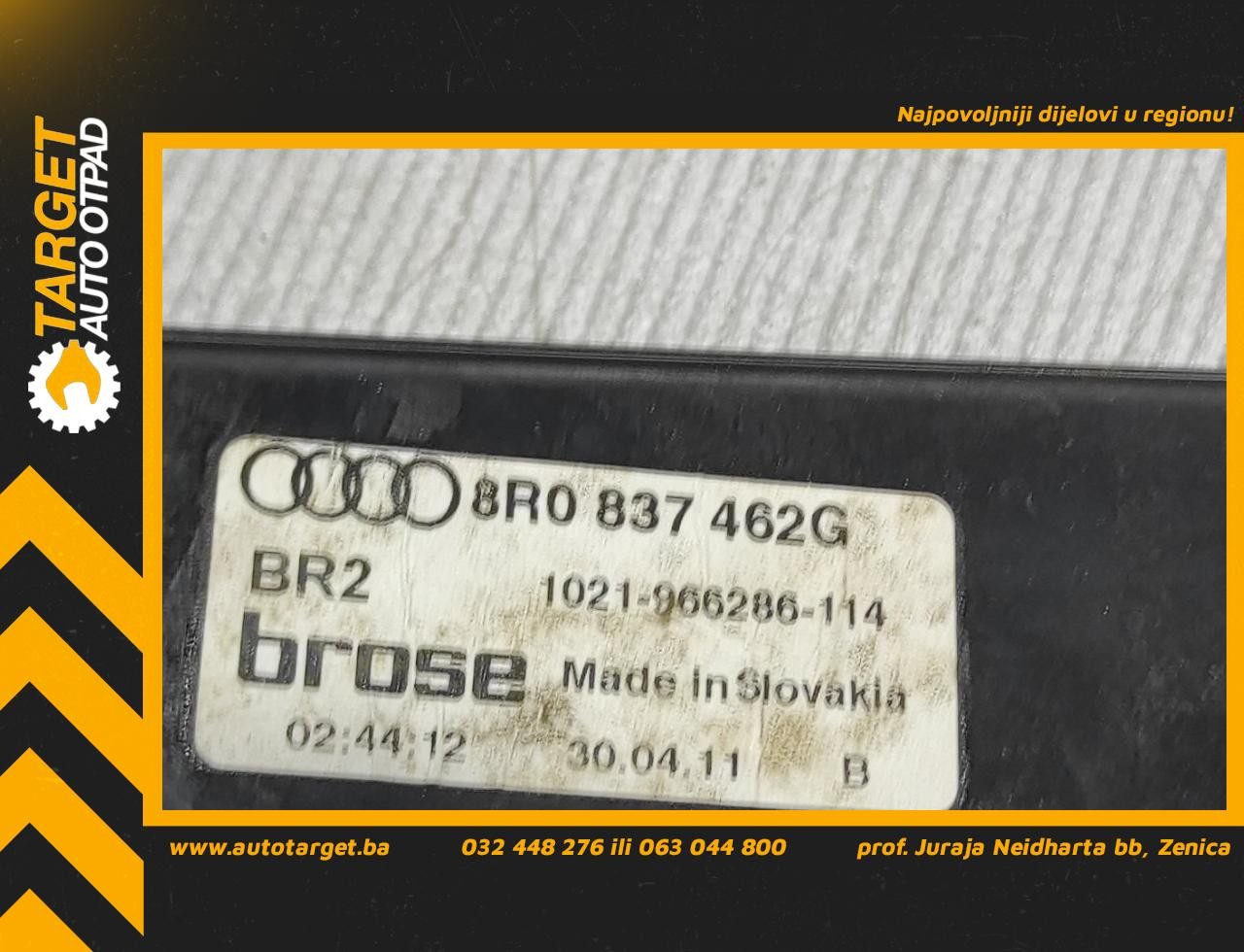 DIJELOVI ELEKTRO PODIZAC STAKLA AUDI Q5 > 12-16 8R0837462G