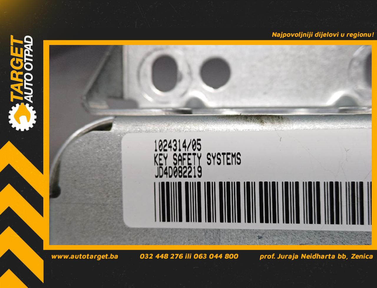 DIJELOVI AIRBAG SUVOZACA AUDI A4 (B8) > 12-15 3.0