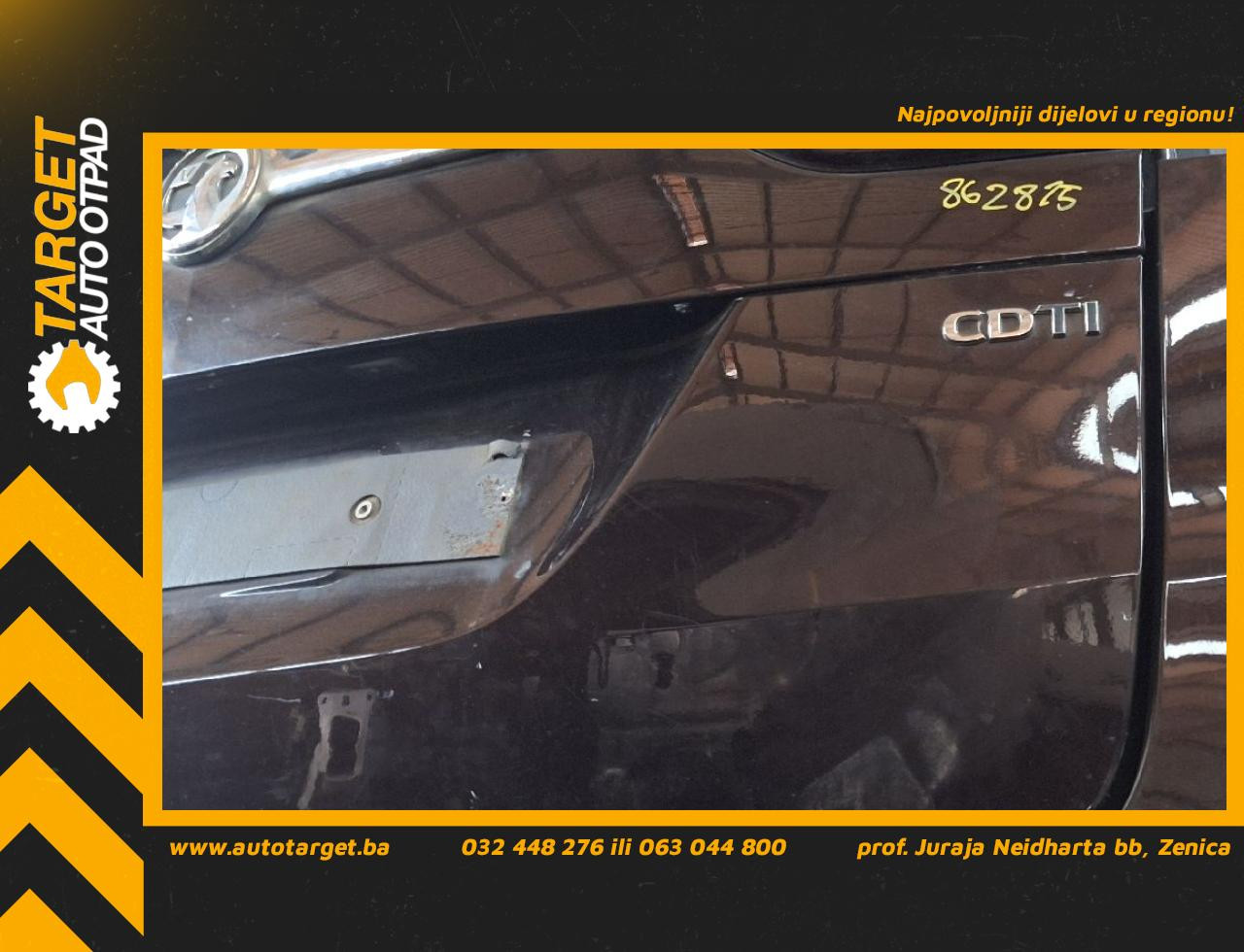 DIJELOVI GEPEK OPEL ZAFIRA C > 12-16 2.0 13375224