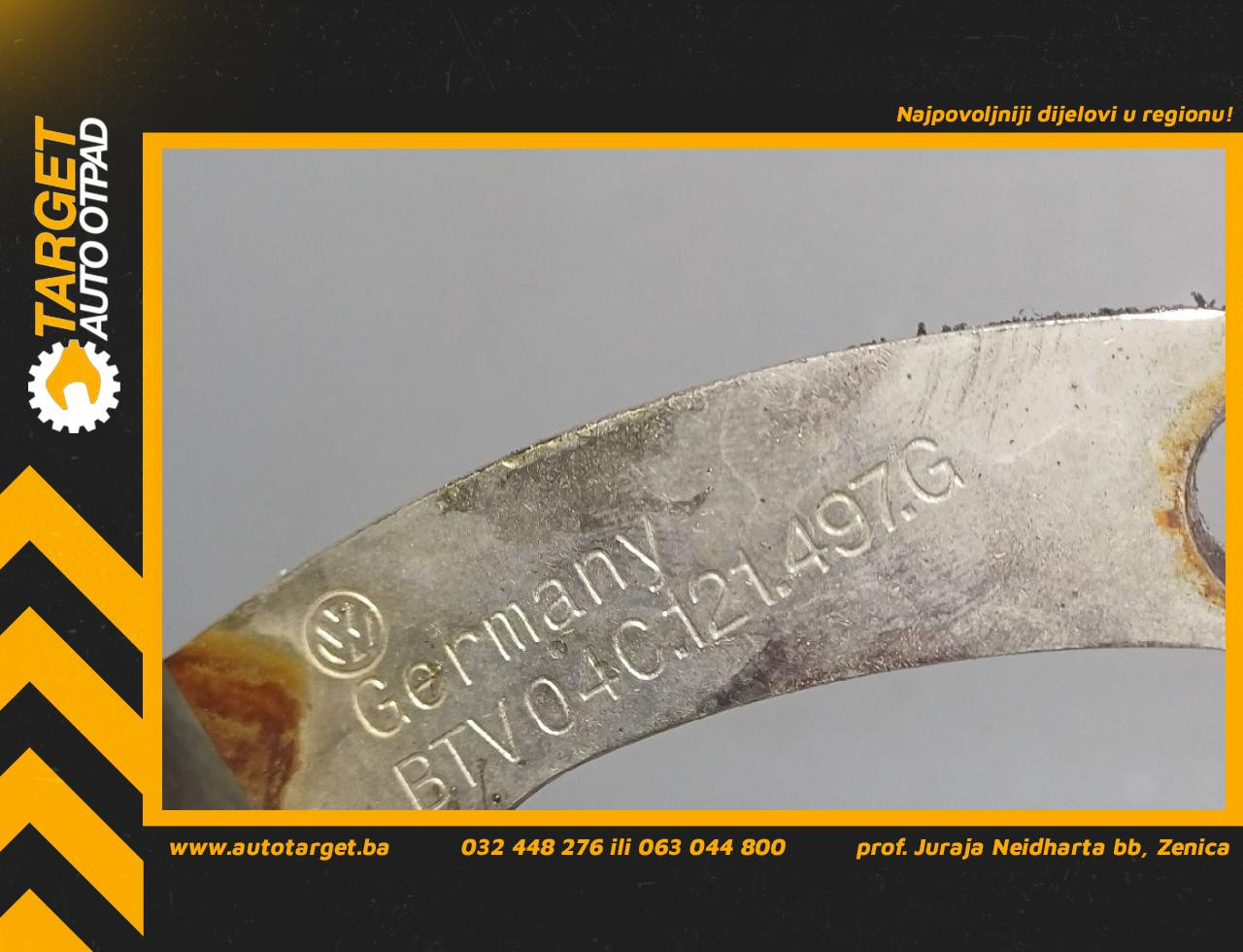DIJELOVI CRIJEVO VW T-CROSS > 18- 1.0 04C121497G