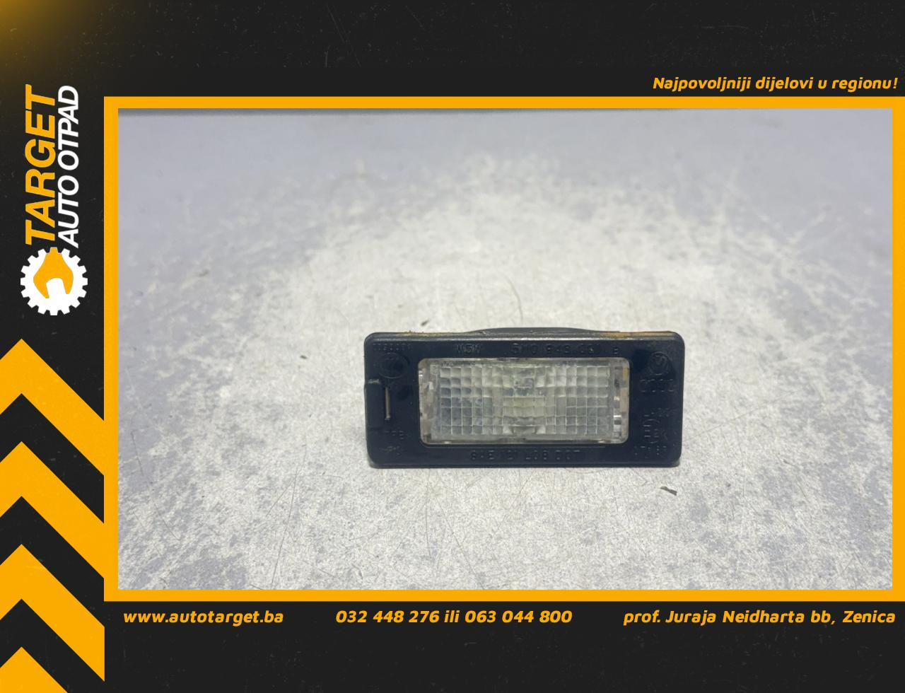 DIJELOVI RASVJETA TABLICA SKODA FABIA > 14- 1K9943127B