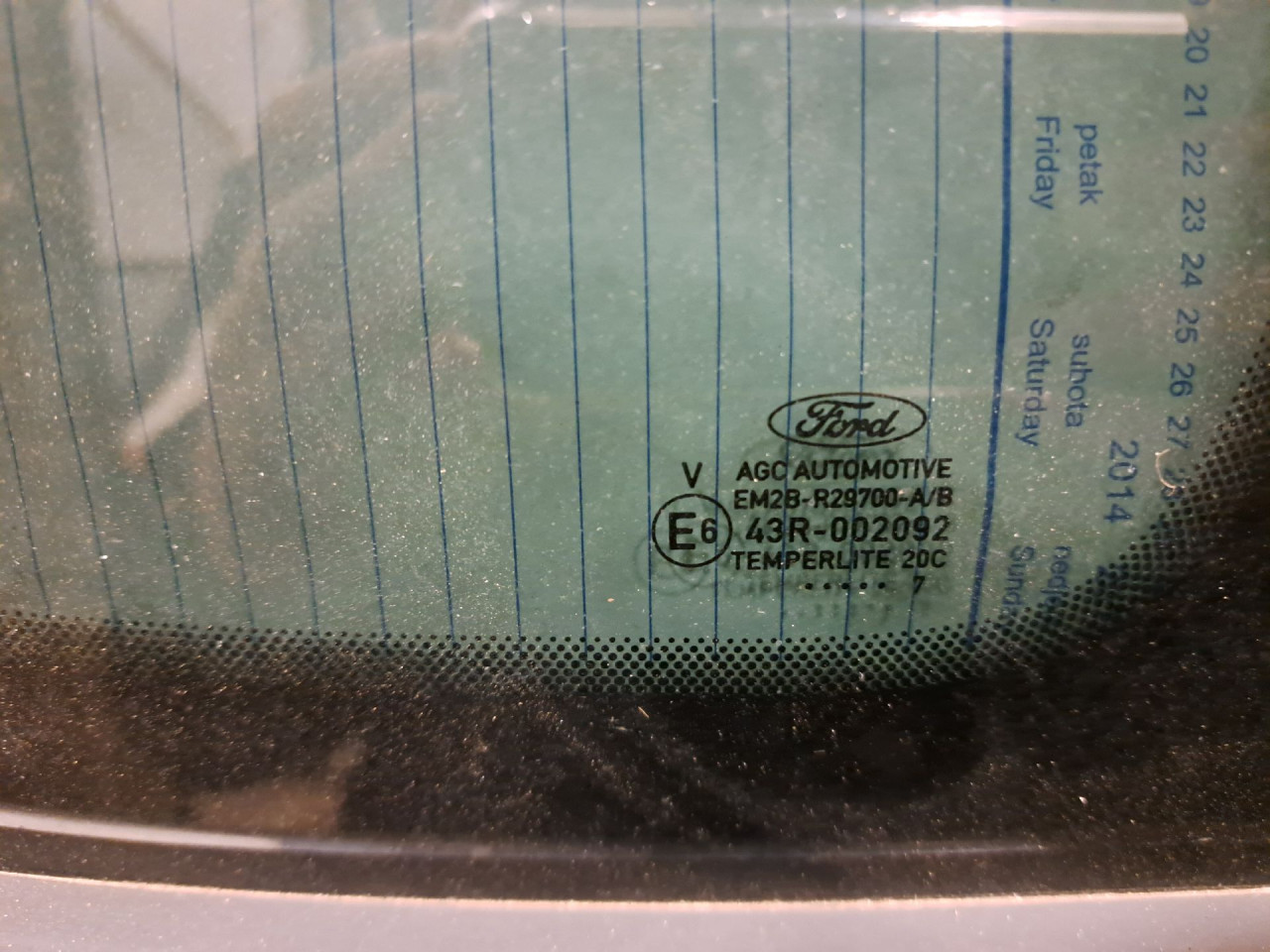 DIJELOVI STAKLO FORD S-MAX > 15-23