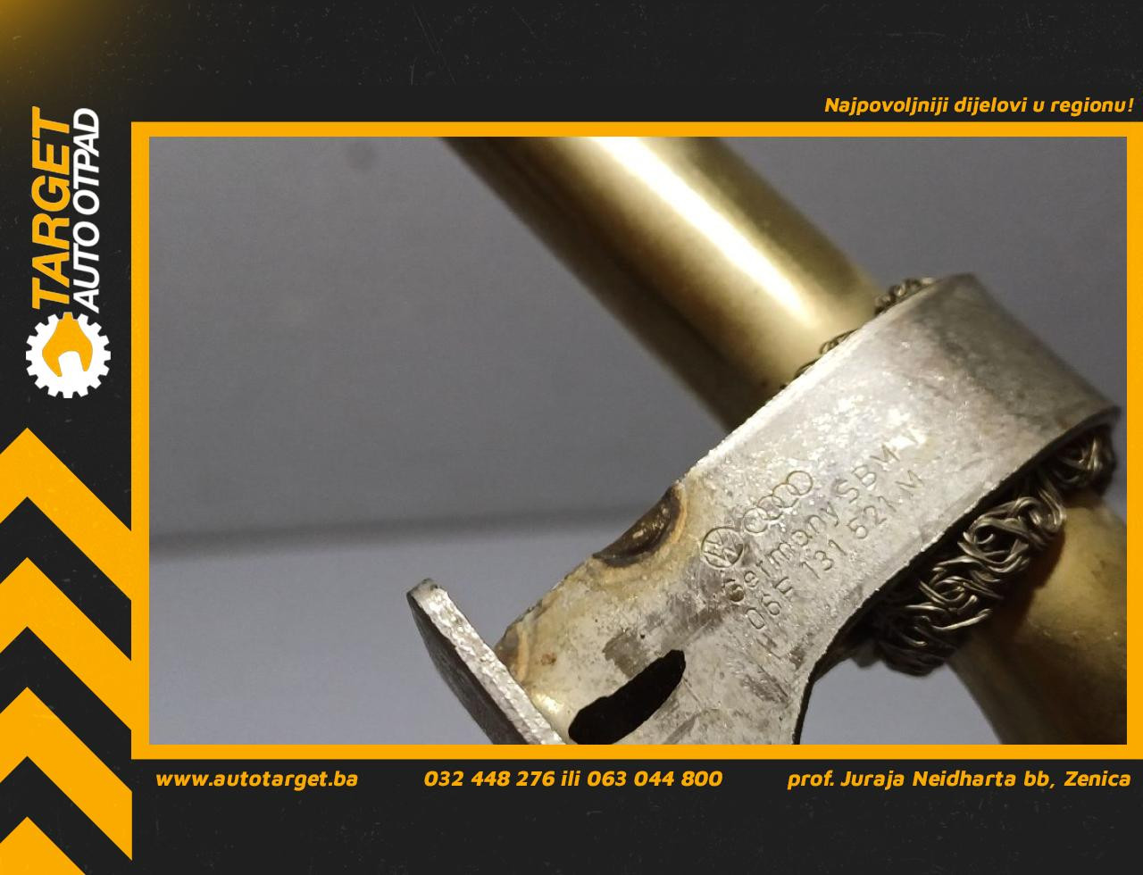 DIJELOVI CRIJEVO EGRA VW PASSAT B6 > 05-10 2.0 06F131521M
