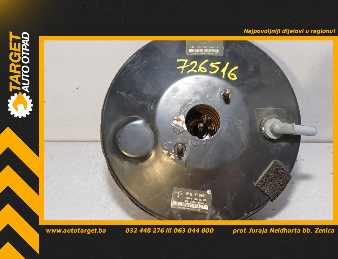 KOCIONI DOBOS MAZDA 3 > 07-08 BP4L43950E 6N612B195DB