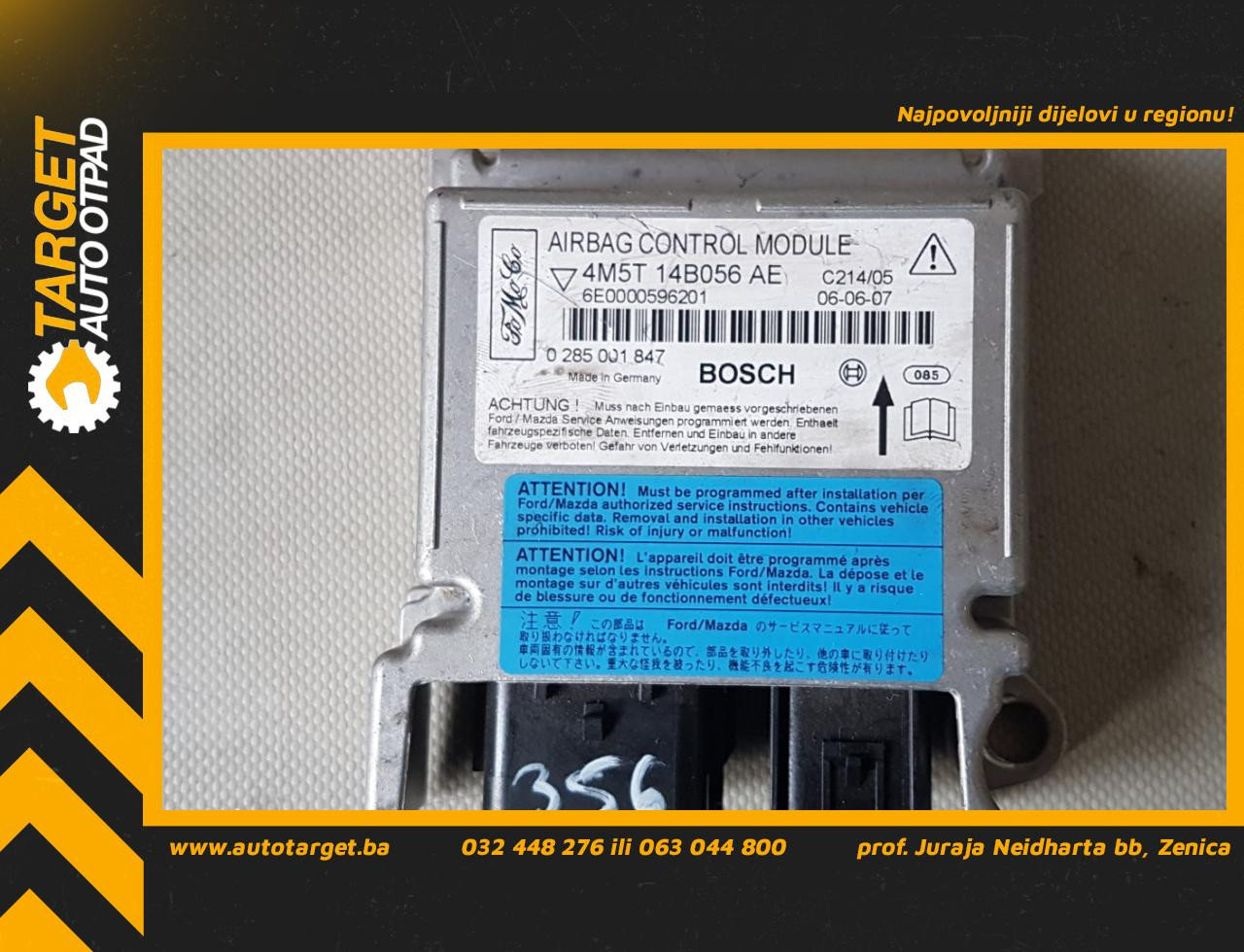 ELEKTRONIKA AIRBAGA FORD FOCUS > 07-11 4M5T14B056AE