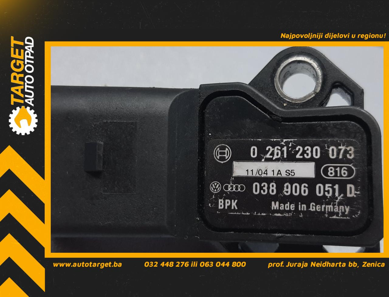 DIJELOVI MAP SENZOR VW GOLF 6 > 08-12 0261230073