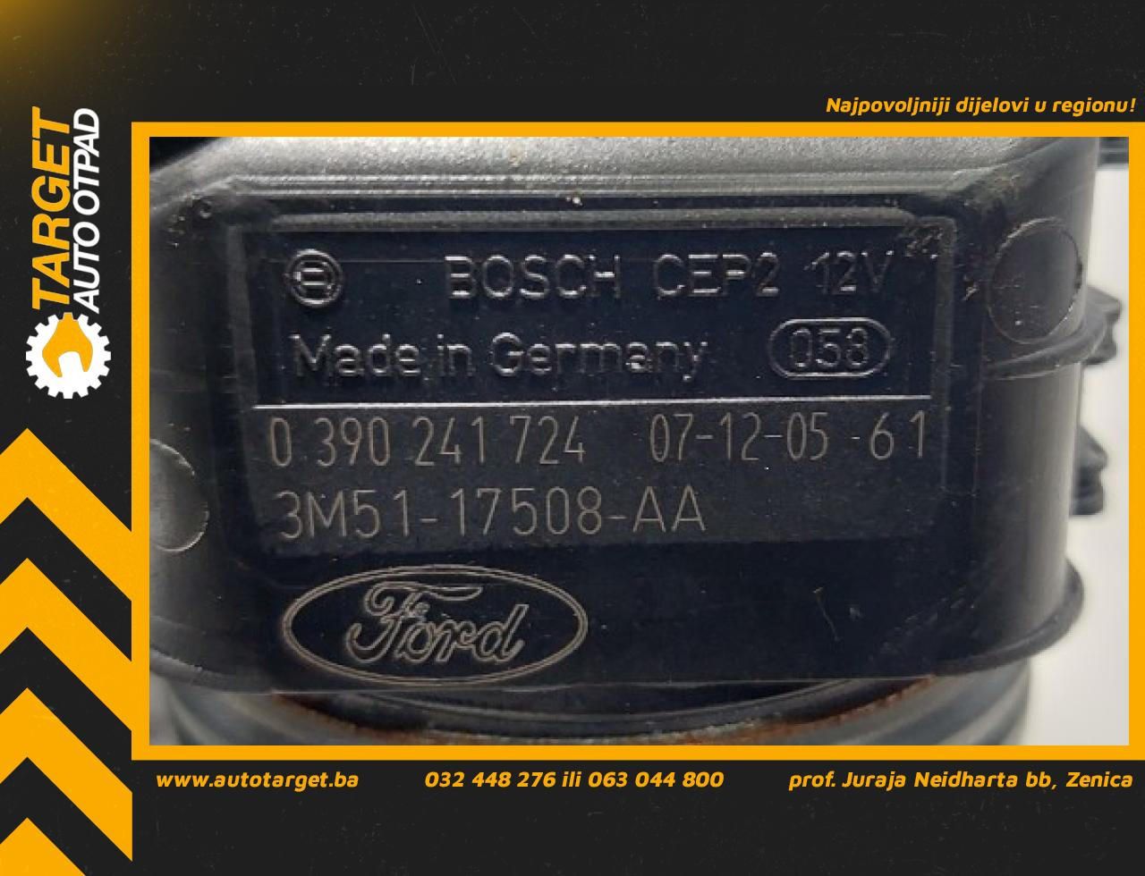 MOTORIC PREDNJEG BRISACA FORD C-MAX > 07-10 3M5117508AA