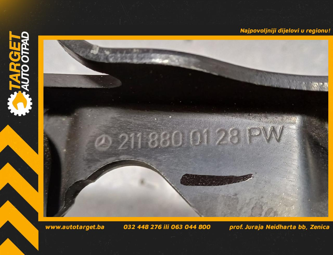 SKARE OD HAUBE MERCEDES E KLASA (W211) > 02-07 2118800128