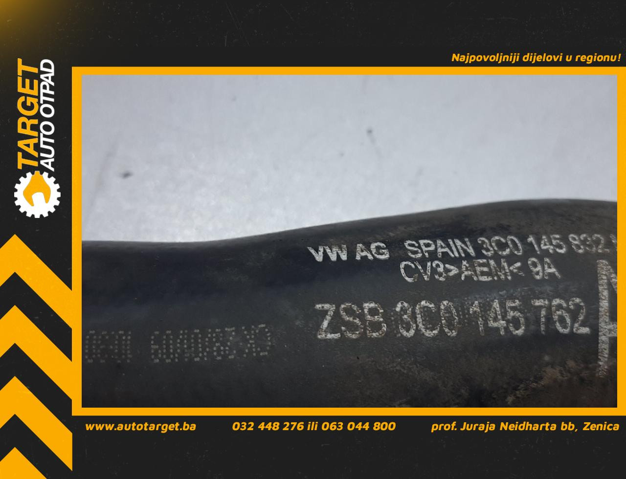 DIJELOVI CRIJEVO SEAT ALTEA > 04-09 3C0145832M