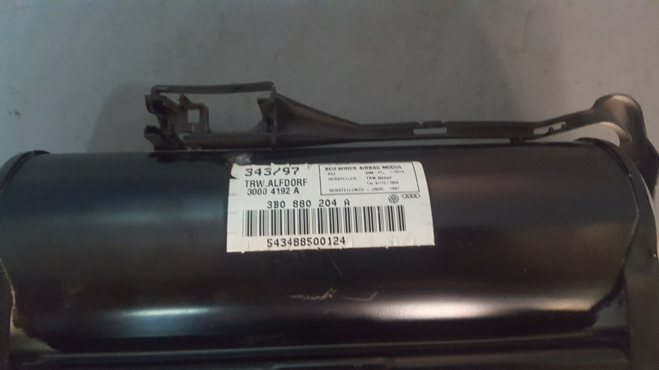 AIRBAG SUVOZACA VW PASSAT B5 > 96-00 3B0880204A 5434885