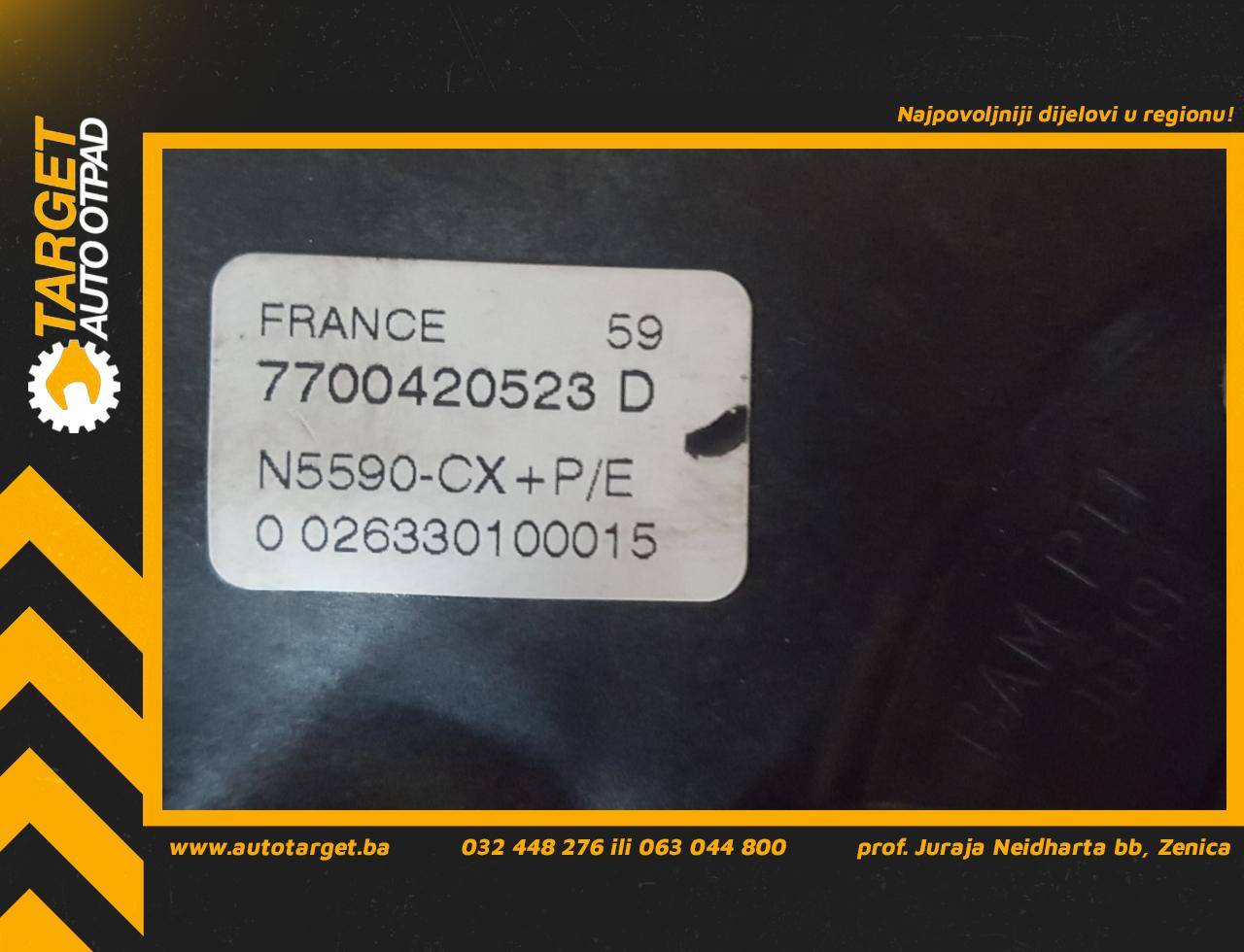 DIJELOVI AIRBAG VOLANA RENAULT LAGUNA > 94-01 7700420523D