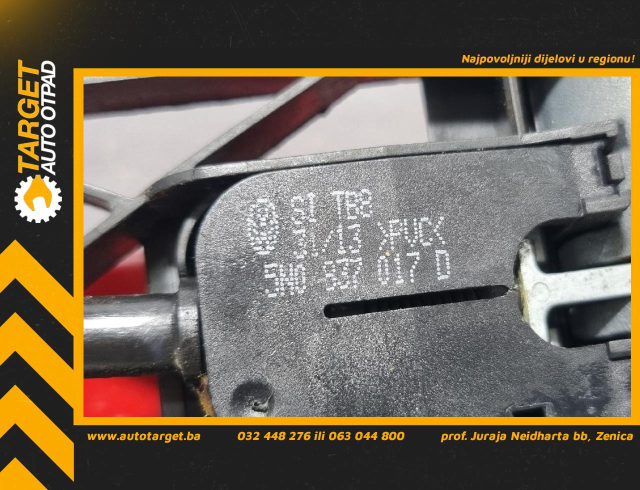 DIJELOVI RUCKA VRATA AUDI A3 (8V1/8VA) > 12-16 1.4 5N0837017D