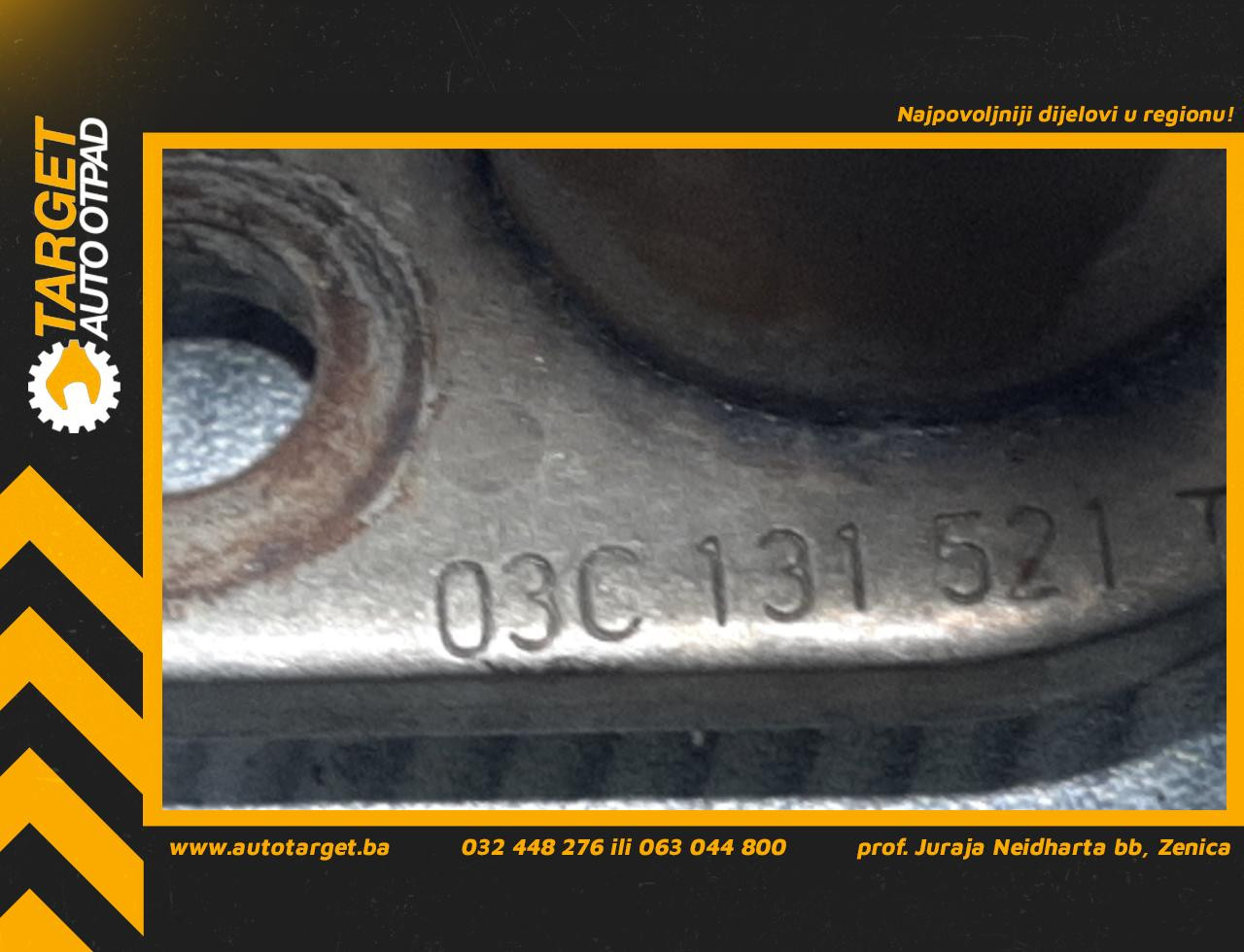 DIJELOVI CRIJEVO EGRA VW GOLF 5 > 03-08 03C131521T